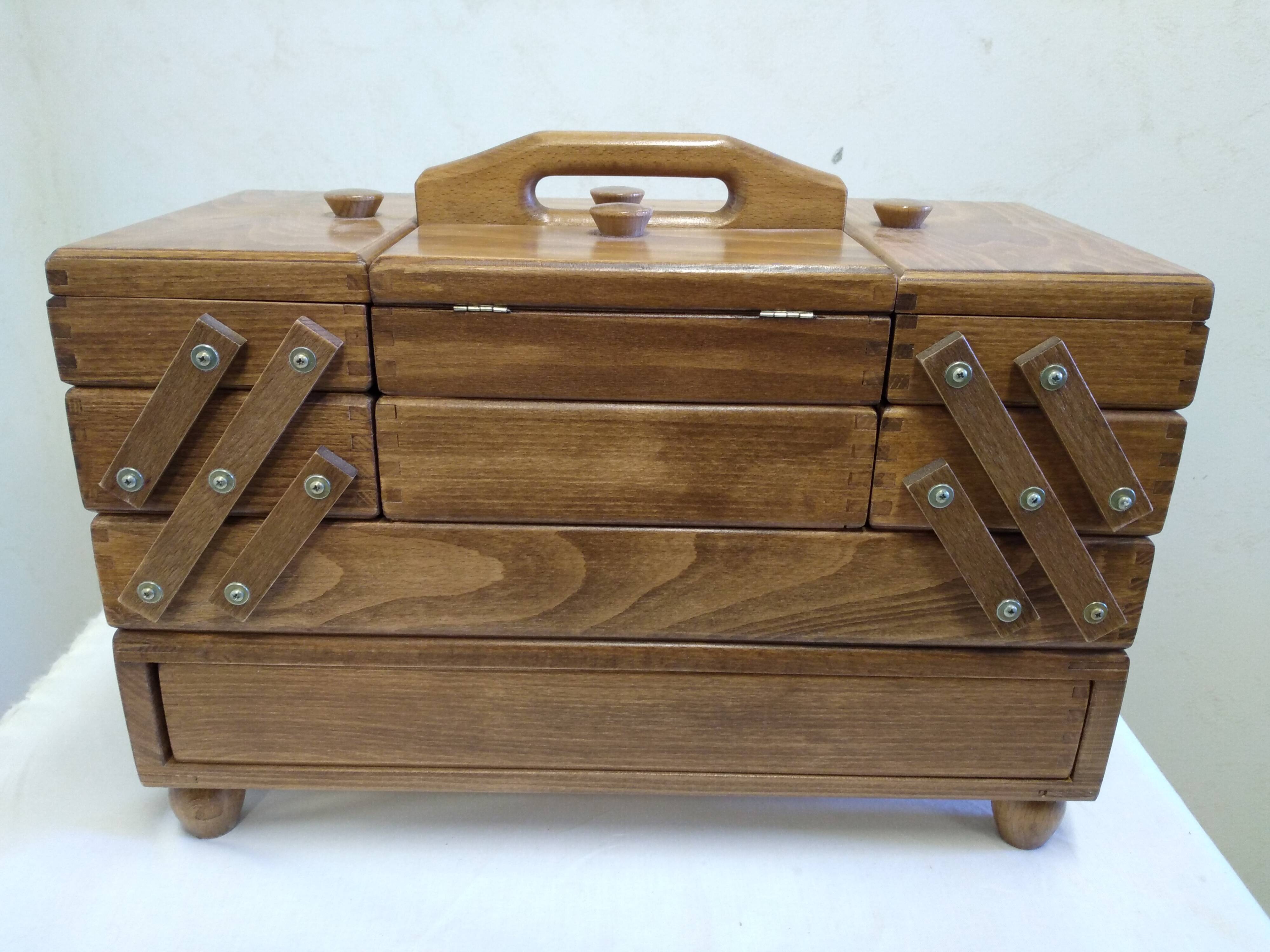 Vintage sewing basket