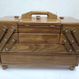 Vintage sewing basket