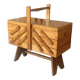 Worker - sewing box on vintage wooden legs - 3 floors