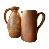 Duo of pitchers water, wine