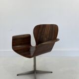 Mid-Century Plywood Focus Chair by A. Belokopytoff for Westnofa