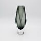 XXL Murano Sommerso Vase Alessandro Mandruzzato 27cm Grey Smoke