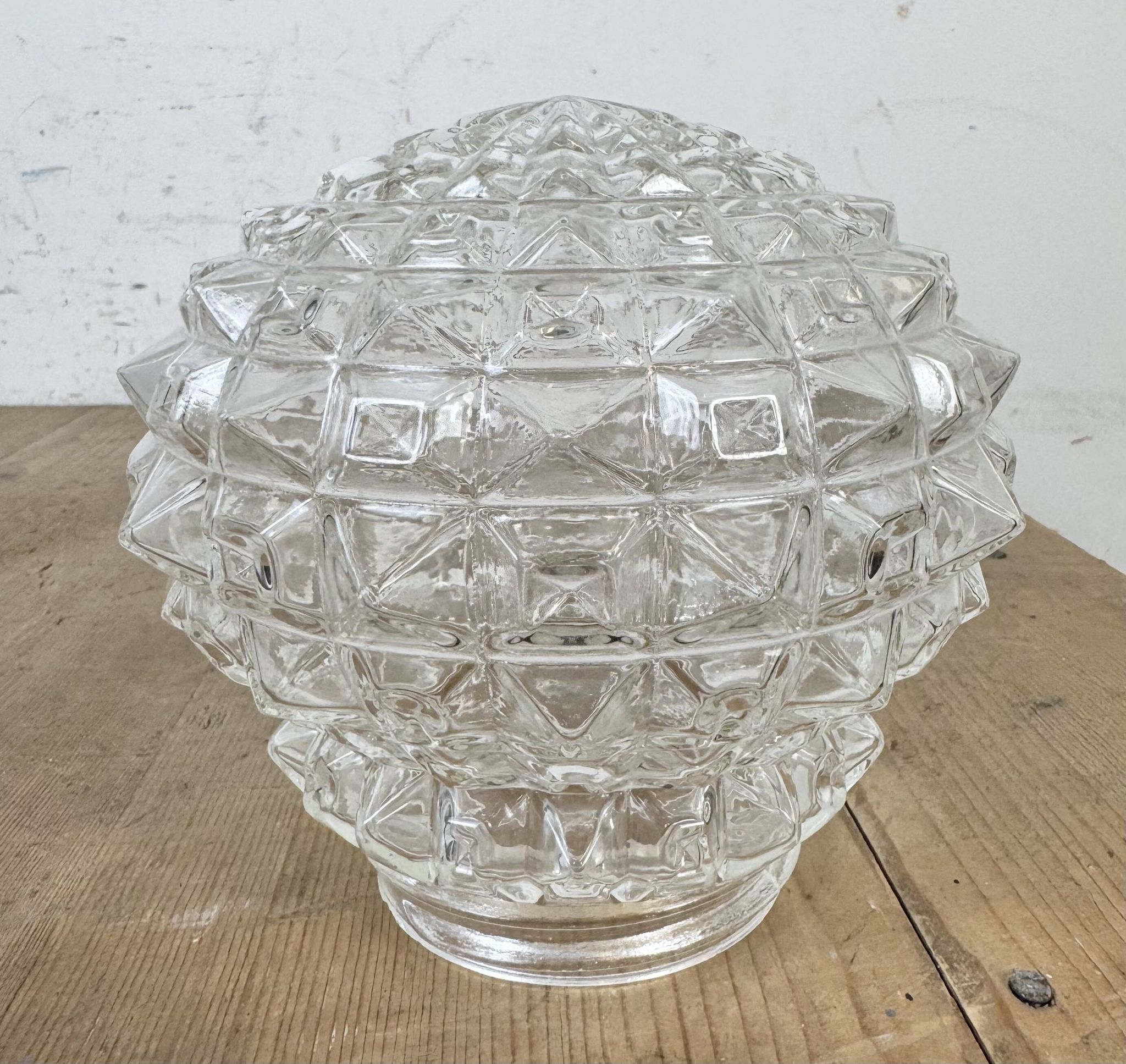 Vintage White Porcelain Wall Light, 1970s