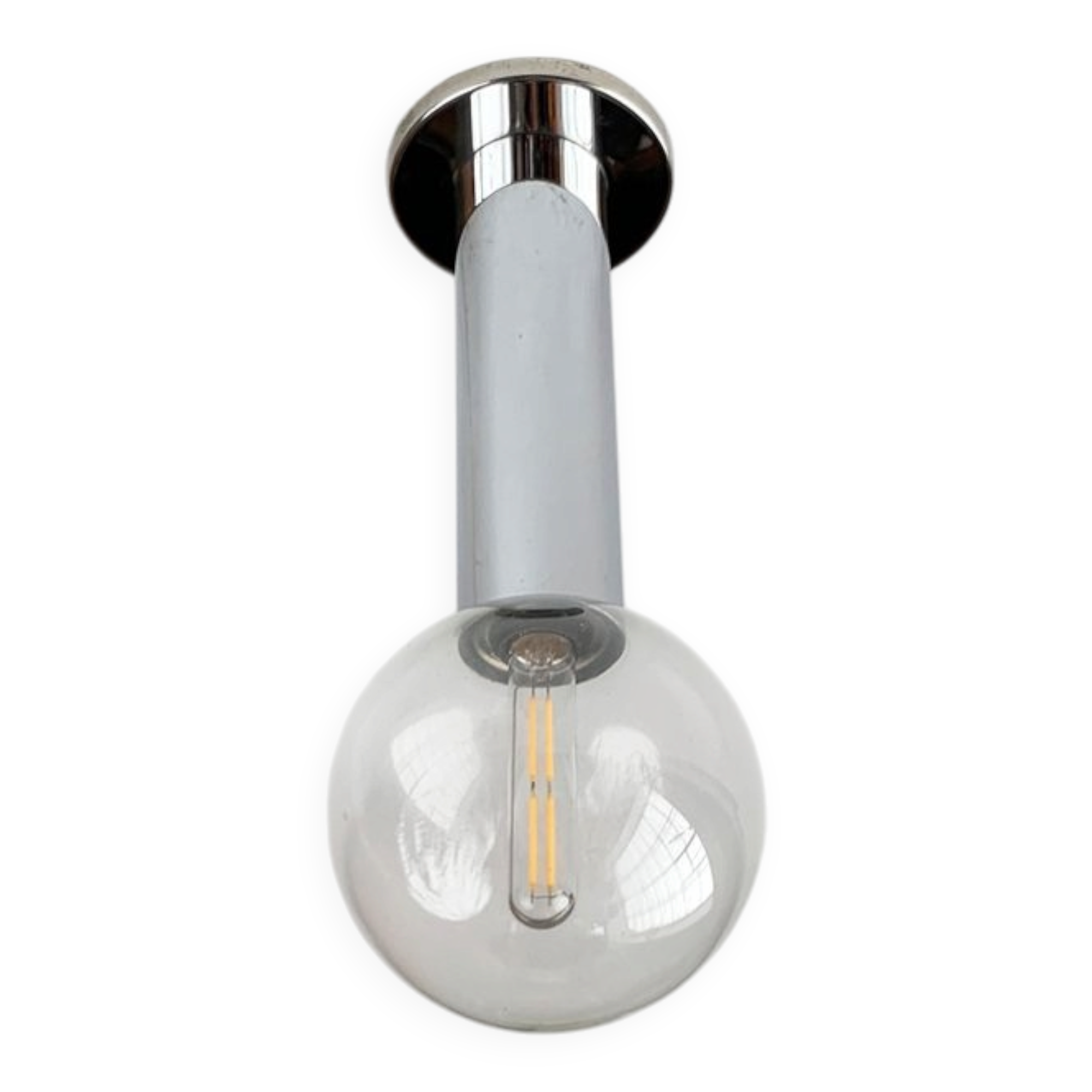 German vintage ceiling lamp Space Age by Motoko Ishii for Staff, 1970s, set of 2