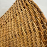 Suspension rotin vintage