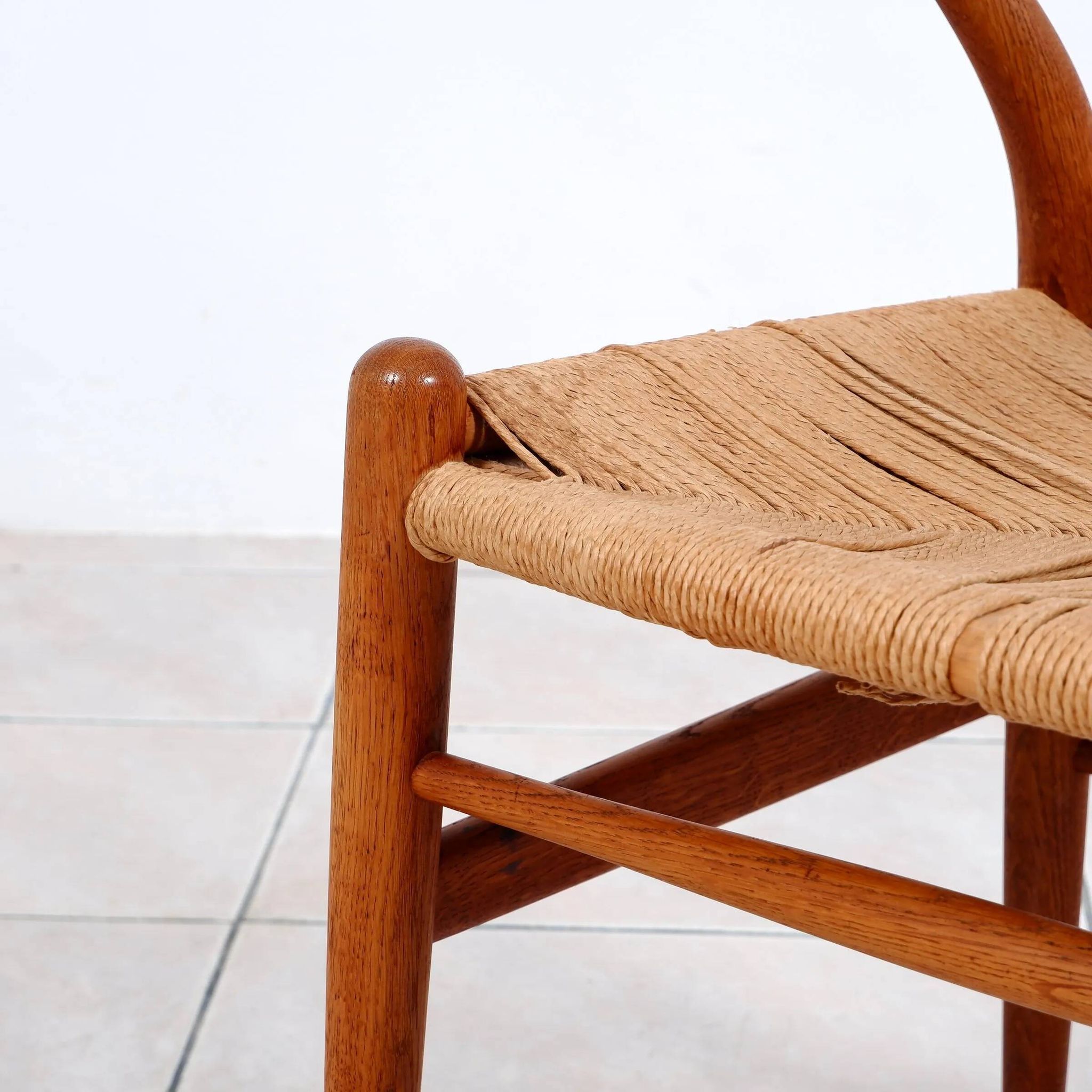 4 "CH24" Wishbone dining chairs by Hans J. Wegner for Carl Hansen & Son