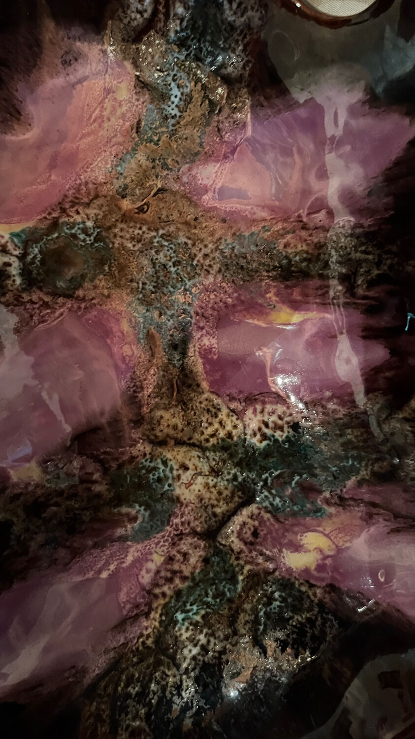 Vallauris fruit bowl signed Acca