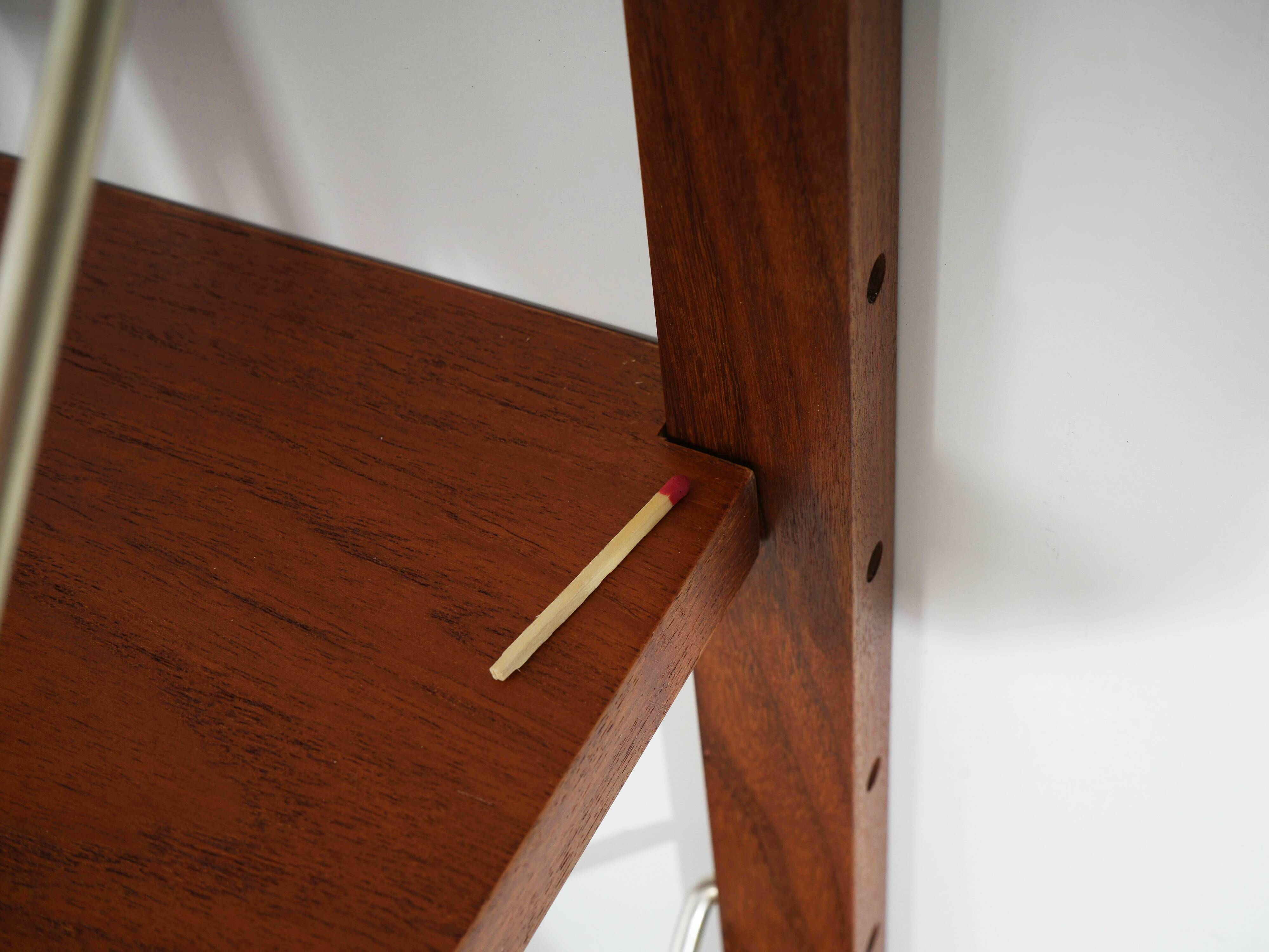 Modular shelving teak veneer, Denmark, 1970s