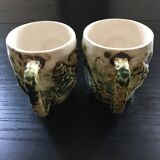 Pair of shell mugs