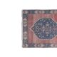 Vintage Turkish Oushak Rug Handwoven 101x262 cm