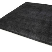 Handwoven Persian Overdyed 273 cm x 387 cm Black Wool Carpet