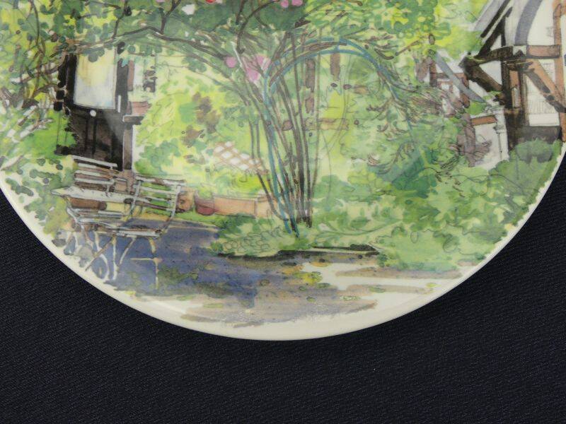 Gien, De Paris à Giverny, assiette à canapés