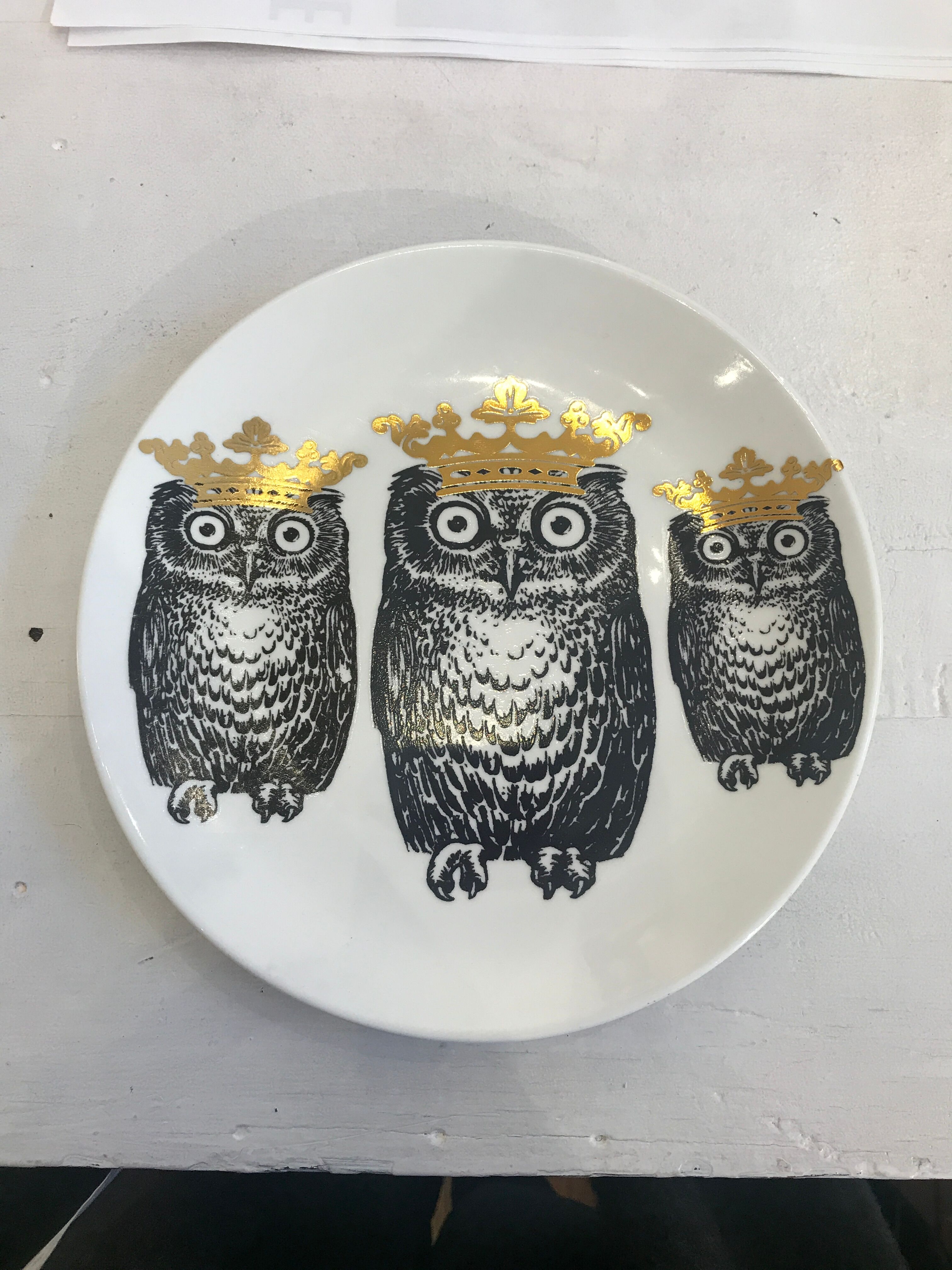 Owl plate