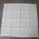 Nappe a thé ancienne brodée 100x100cm