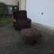 Armchair and footrest 1970
