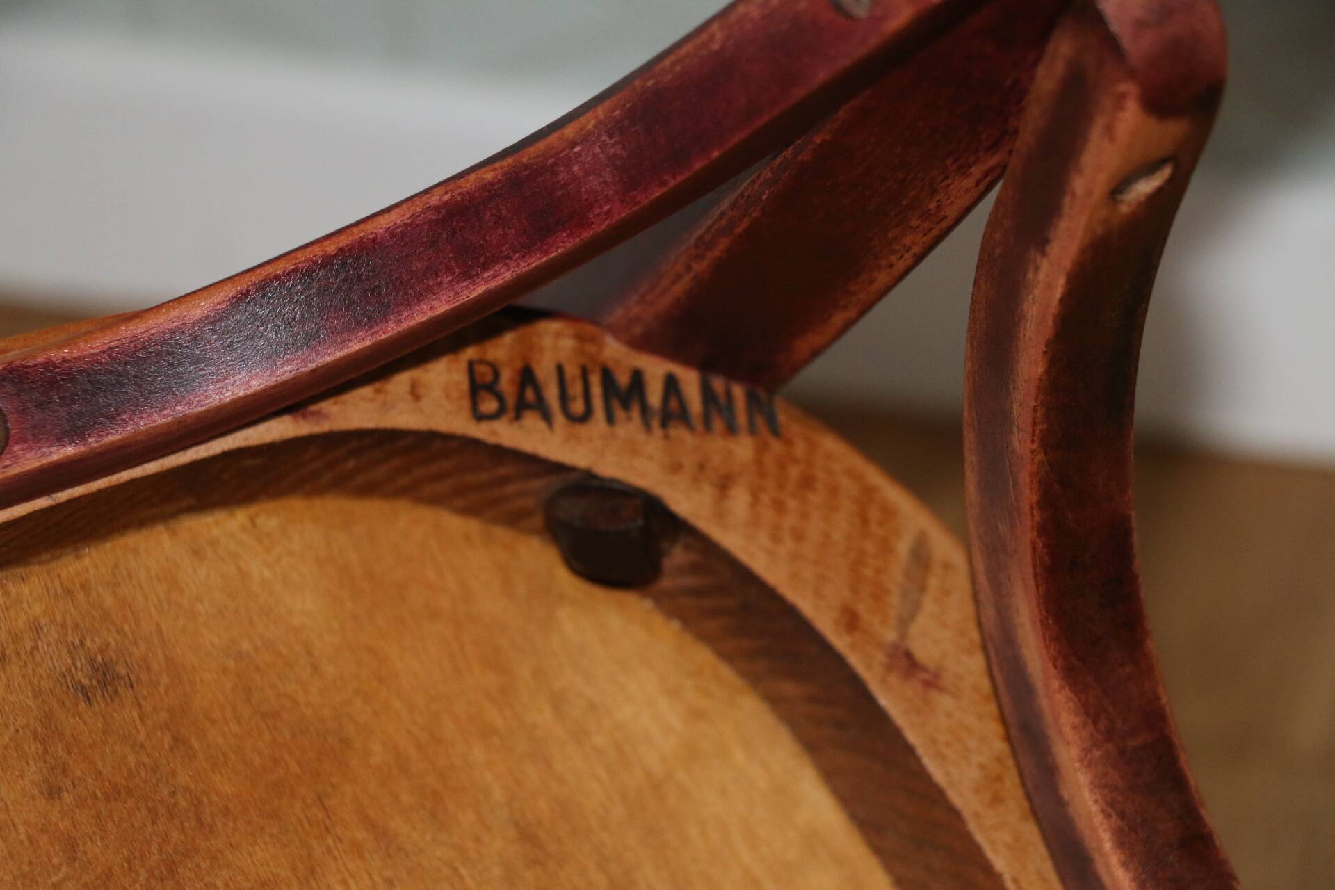 Chaise baumann n°18 hêtre foncé