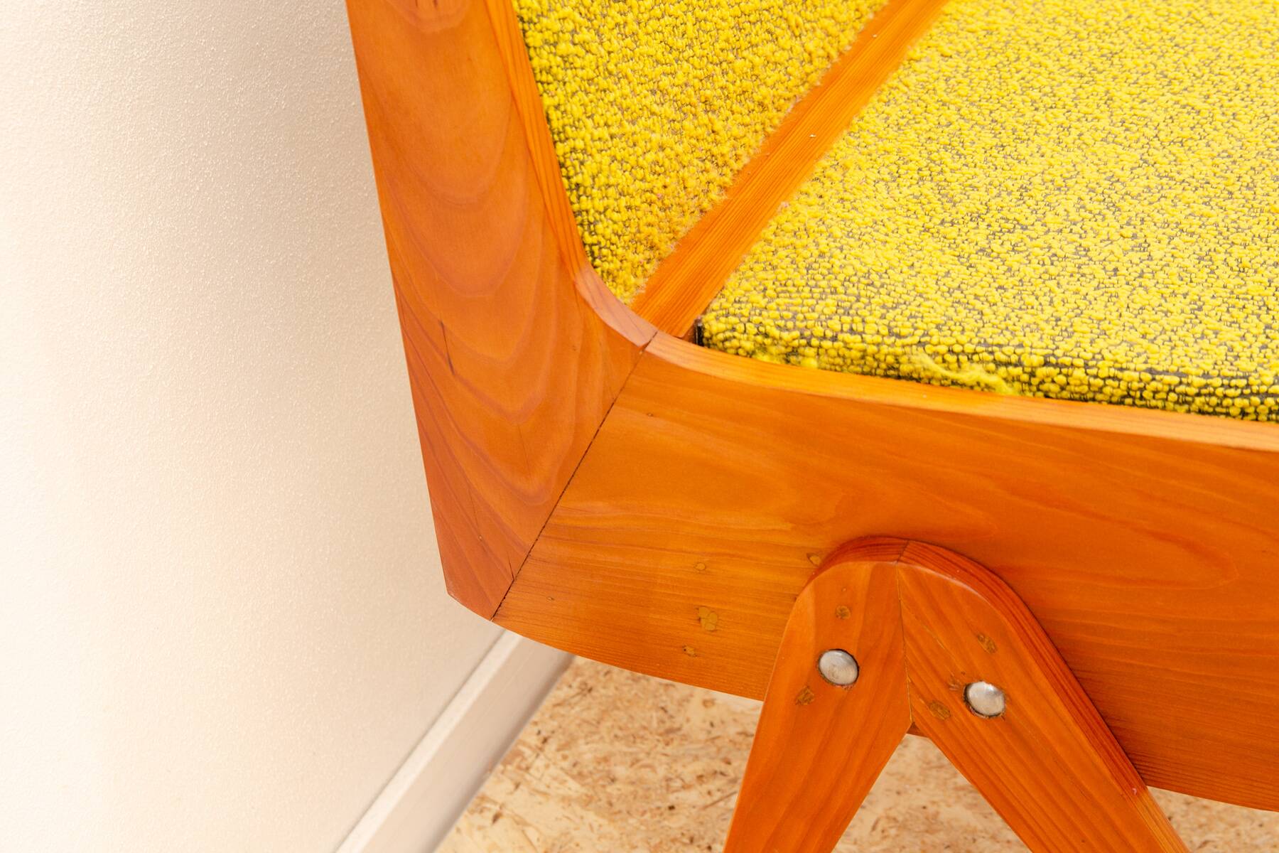 Small mid-century bench, 1960s, Czechoslovakia