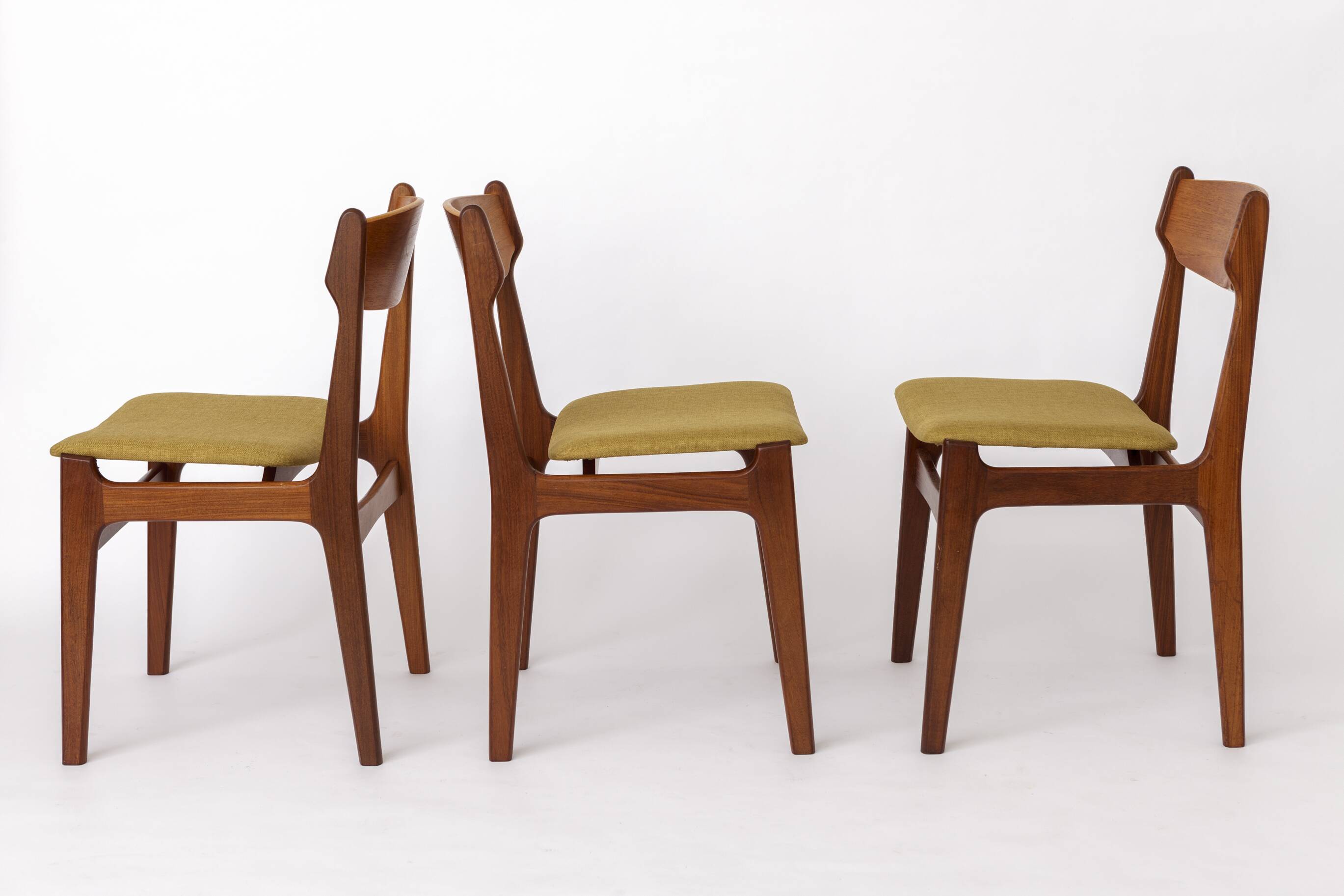 Set of 4 Teak Dining Chairs in the Style of Erik Buch, Mid-Century, 1960s