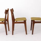 Set of 4 Teak Dining Chairs in the Style of Erik Buch, Mid-Century, 1960s