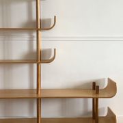 Vintage teak bookcase by Willem Lutjens. Edition of Boer Gouda.