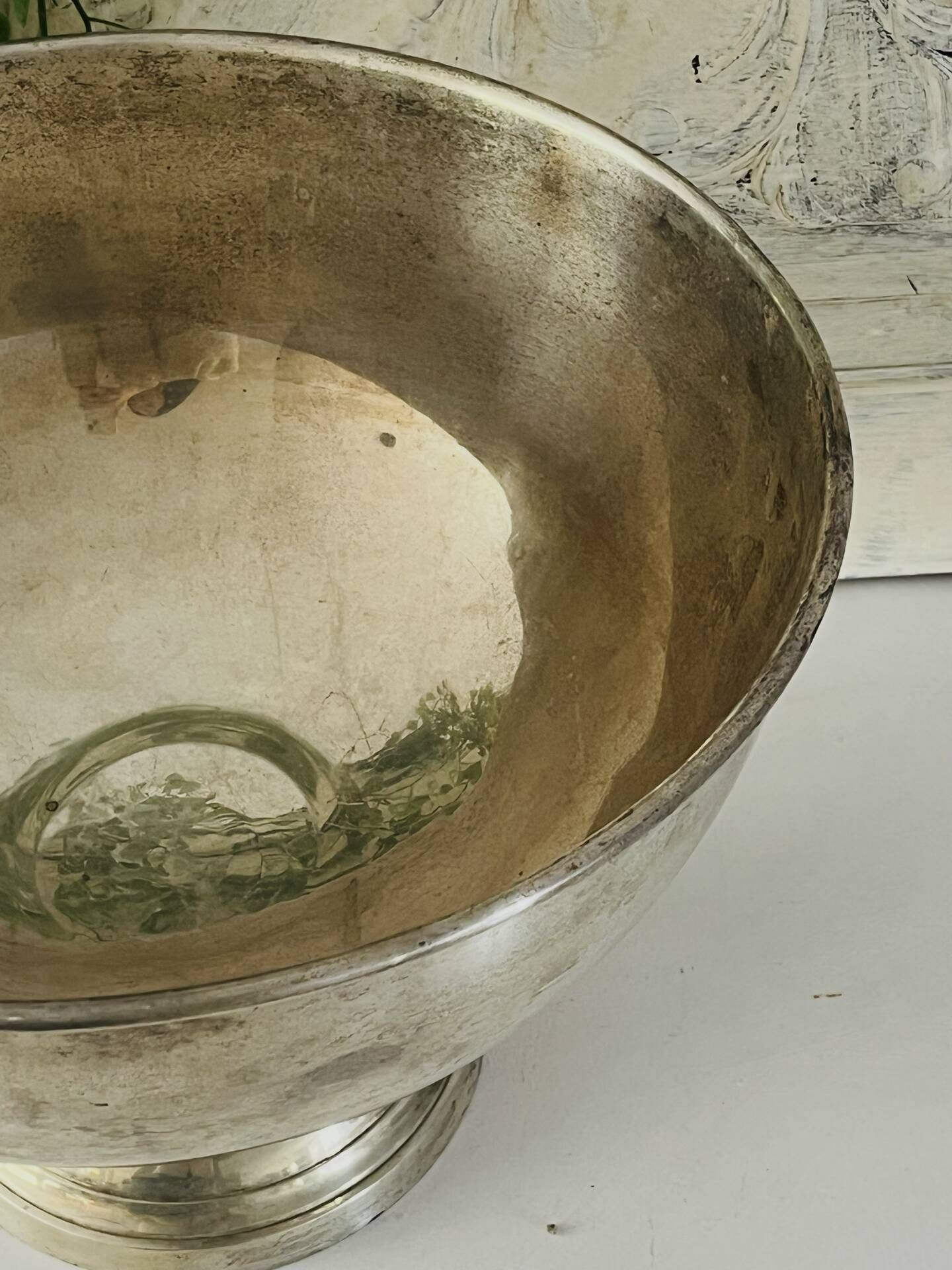 Champagne bucket Silver Plated vasque on Pedestal,