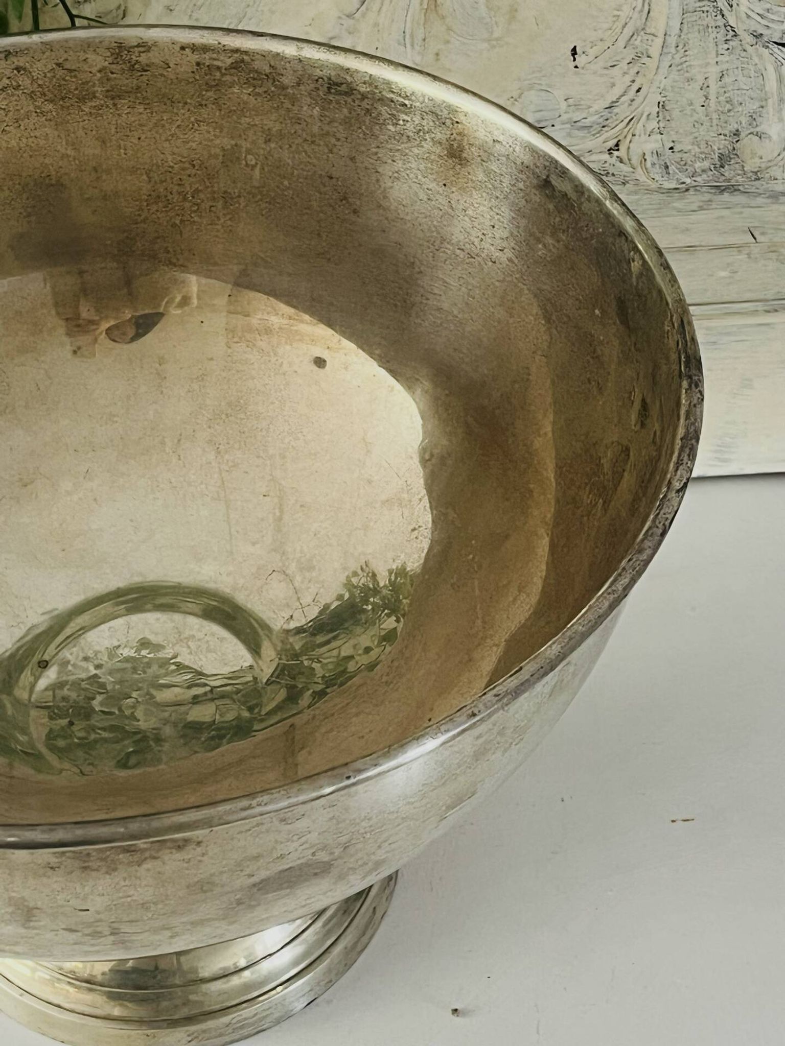 Champagne bucket Silver Plated vasque on Pedestal,