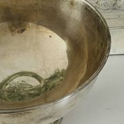 Champagne bucket Silver Plated vasque on Pedestal,