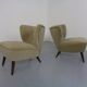 Set of German Organic Club Chairs, 1950s