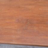 Farm table in blond oak