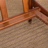 Danish Teak and fabric armchair by Børge Jensen & Sønner 1960.