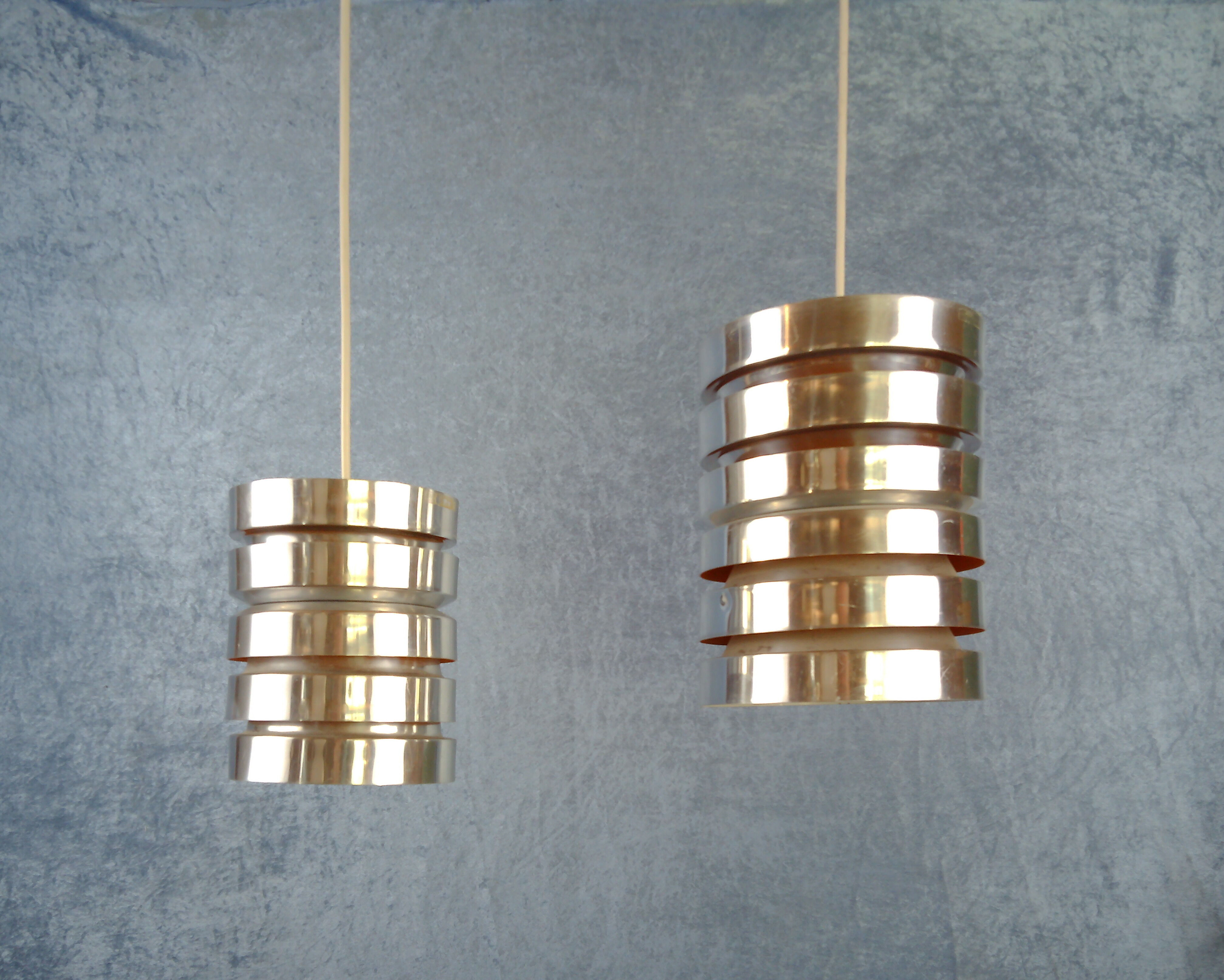 Tubular pendants by Carl Thore for Granhaga, A set of 2.