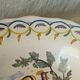 Beard dish barber in faience nevers or la rochelle decor au coq 20 eme