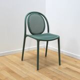 Set of 10 Pedrali garden chairs