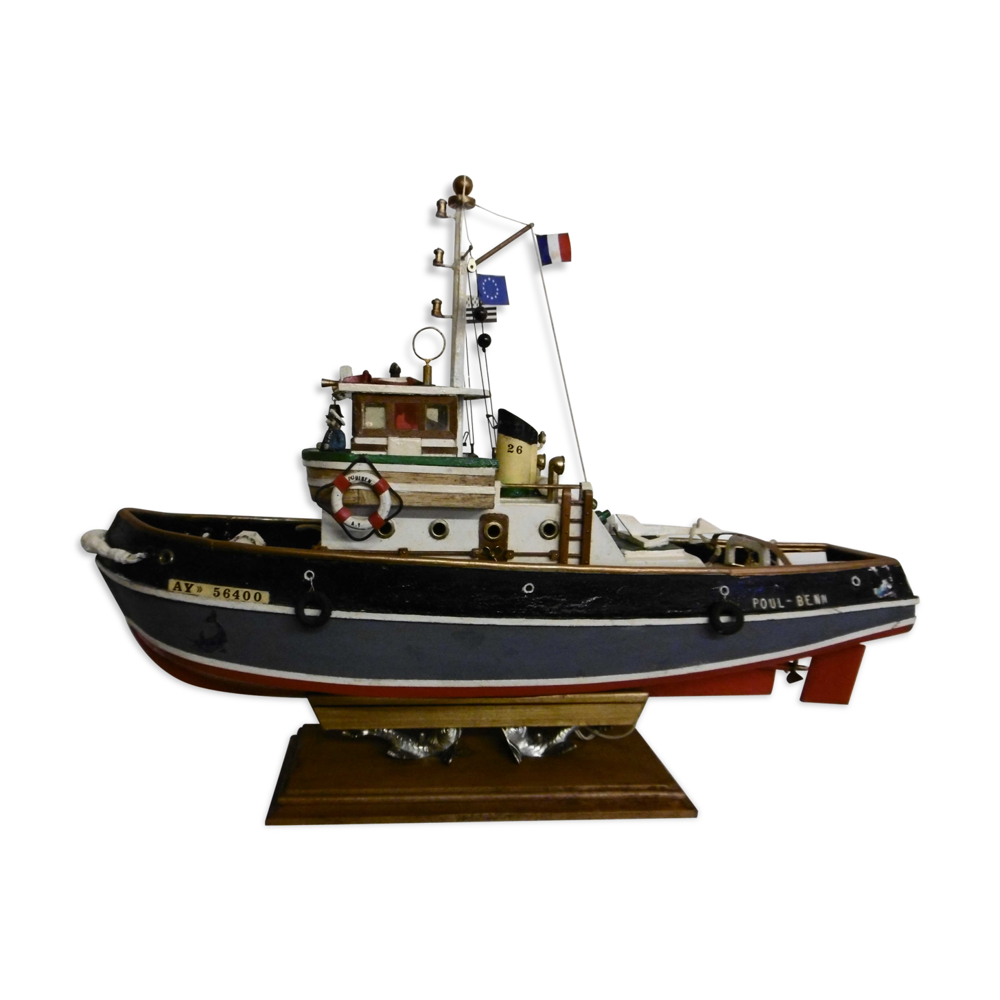 Maquette de bateau, remorqueur abeille 26