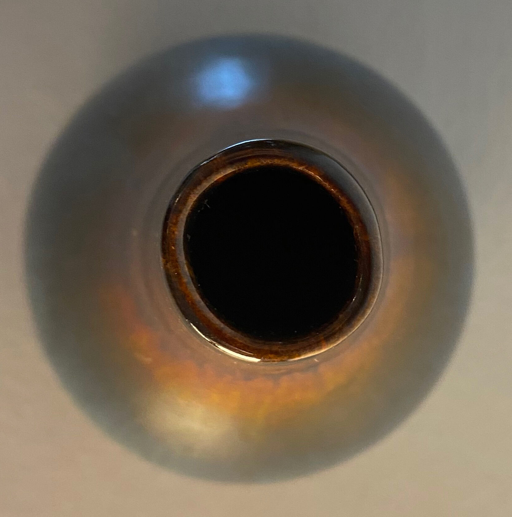 Soliflore ancient flamed vase