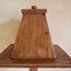 Light wood lectern unit on foot, 4 sides. Eighteenth century