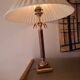 80's tortoiseshell palm tree lamp