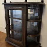 Old solid wood showcase