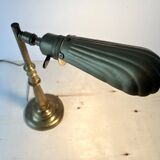 Old 50s "shell" desk lamp, vintage lighting