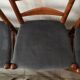 Set of 8 Scandinavian ladderback chairs, 1960s.