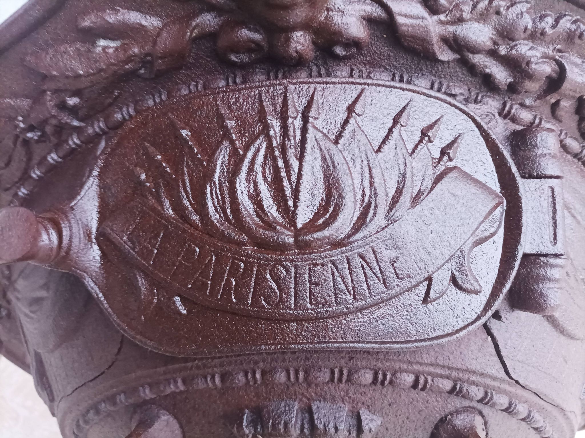 Napoleon iii cast iron wood or coal stove la parisienne