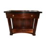 Console empire walnut and marble