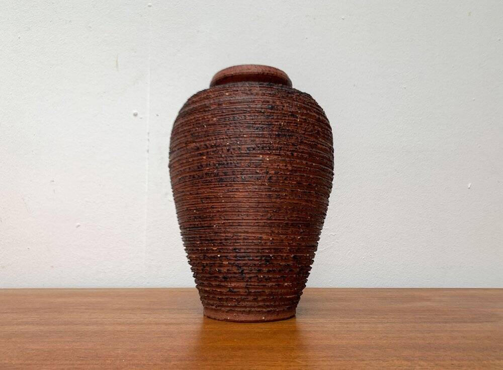 Vase from the Schamotte series, German brutalism from the mid-century by Spara Keramik, 1960s.