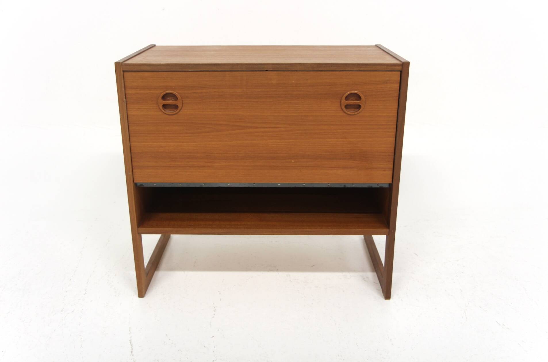 Scandinavian teak chest of drawers 'Domino' Arne Wahl-Iversen, Möbel-Ikéa, Sweden, 1960