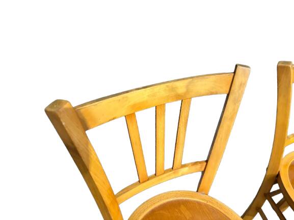 Set of 9 bistro chairs