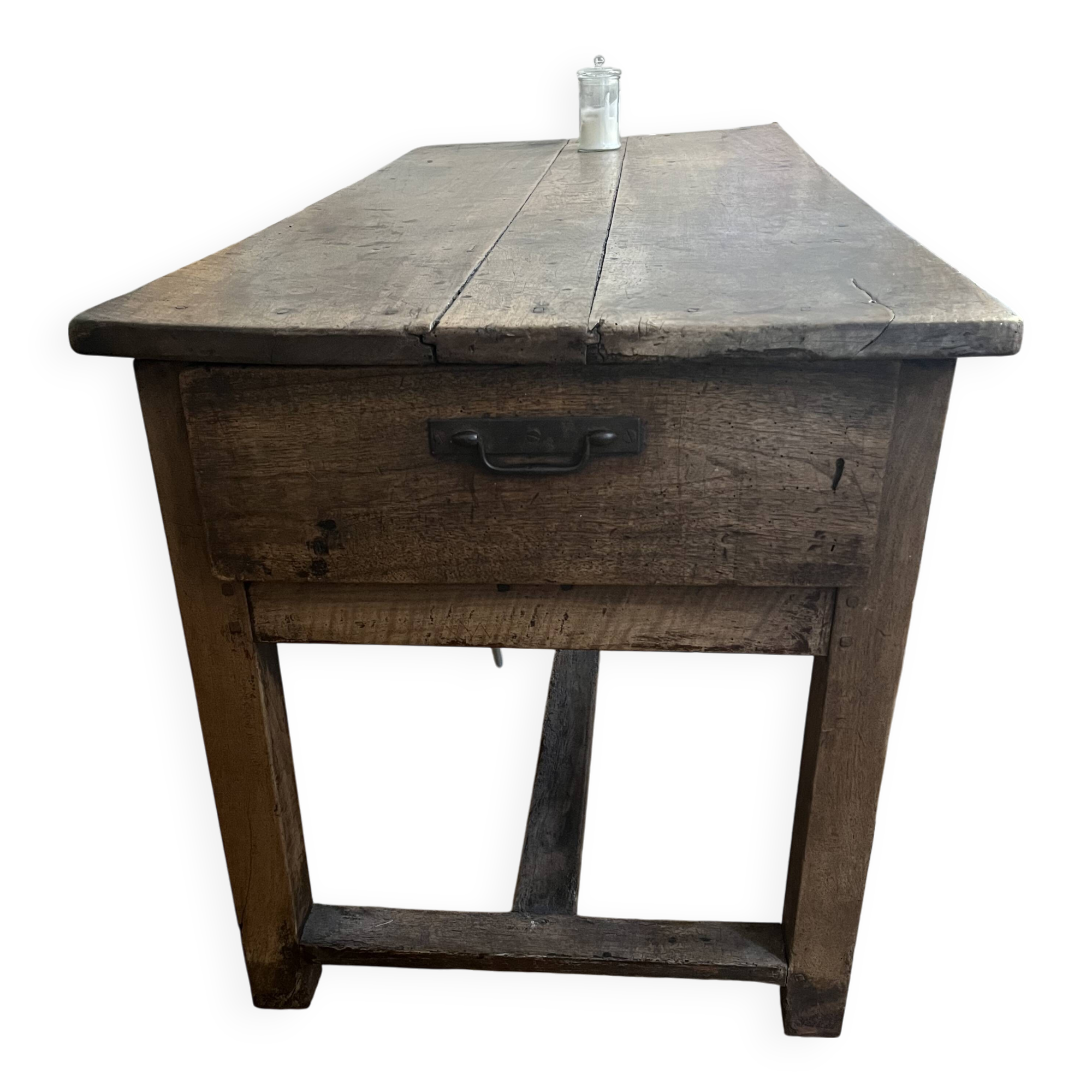 19th Century Walnut Farmhouse Table