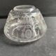 Vase en cristal gravé à l’acide