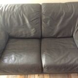 Cornelius de Durlet sofa in grey leather