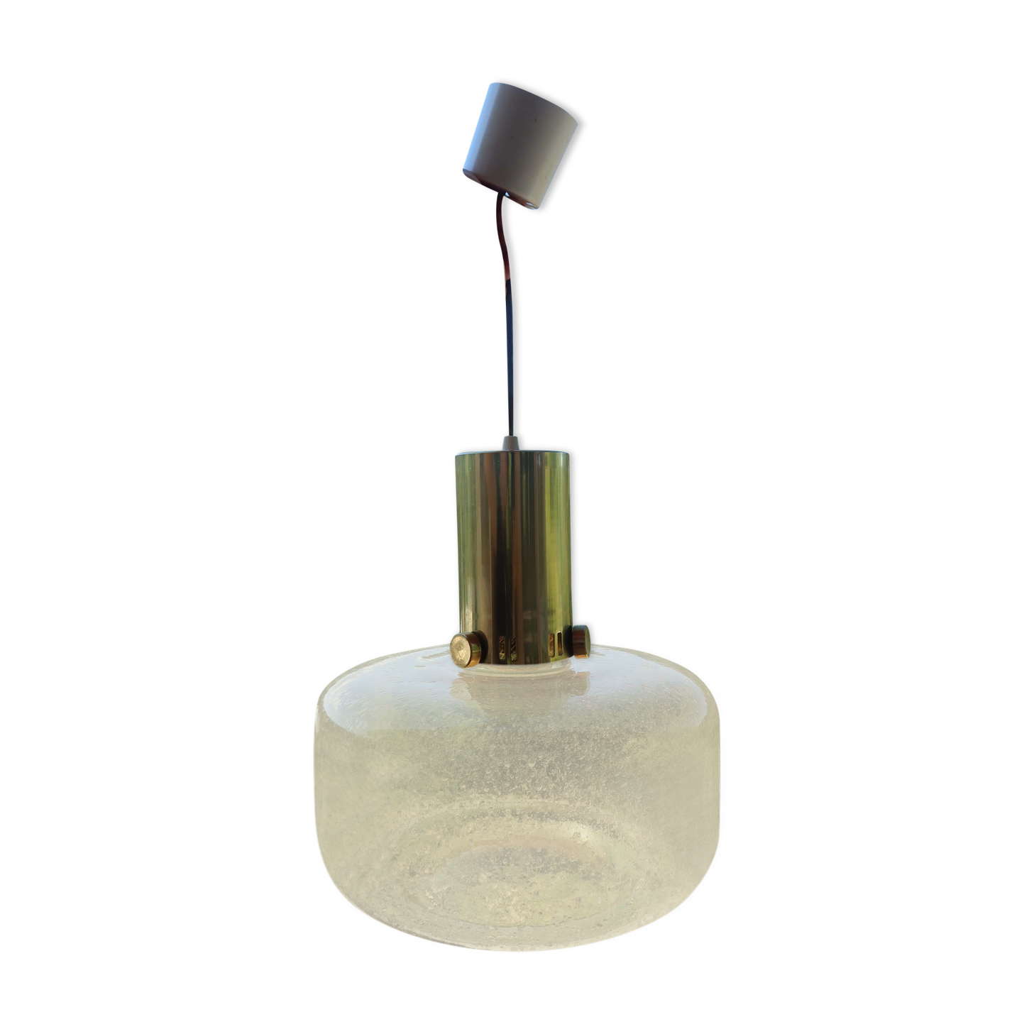 70's blown glass suspension