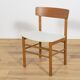 J39 Folkchairs Chairs by Børge Mogensen for Farstrup, 1950s, Set of 6